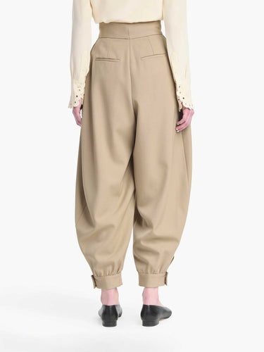 Altuzarra Mujer Barcelona Pantalones Anchos Chapman color Camel sku 761-004010 01 - Foto 4