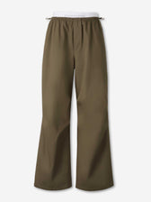 Alexander Wang Mujer Barcelona Pantalones Anchos Algodón color Verde Militar sku 761-004013 01 - Foto 1