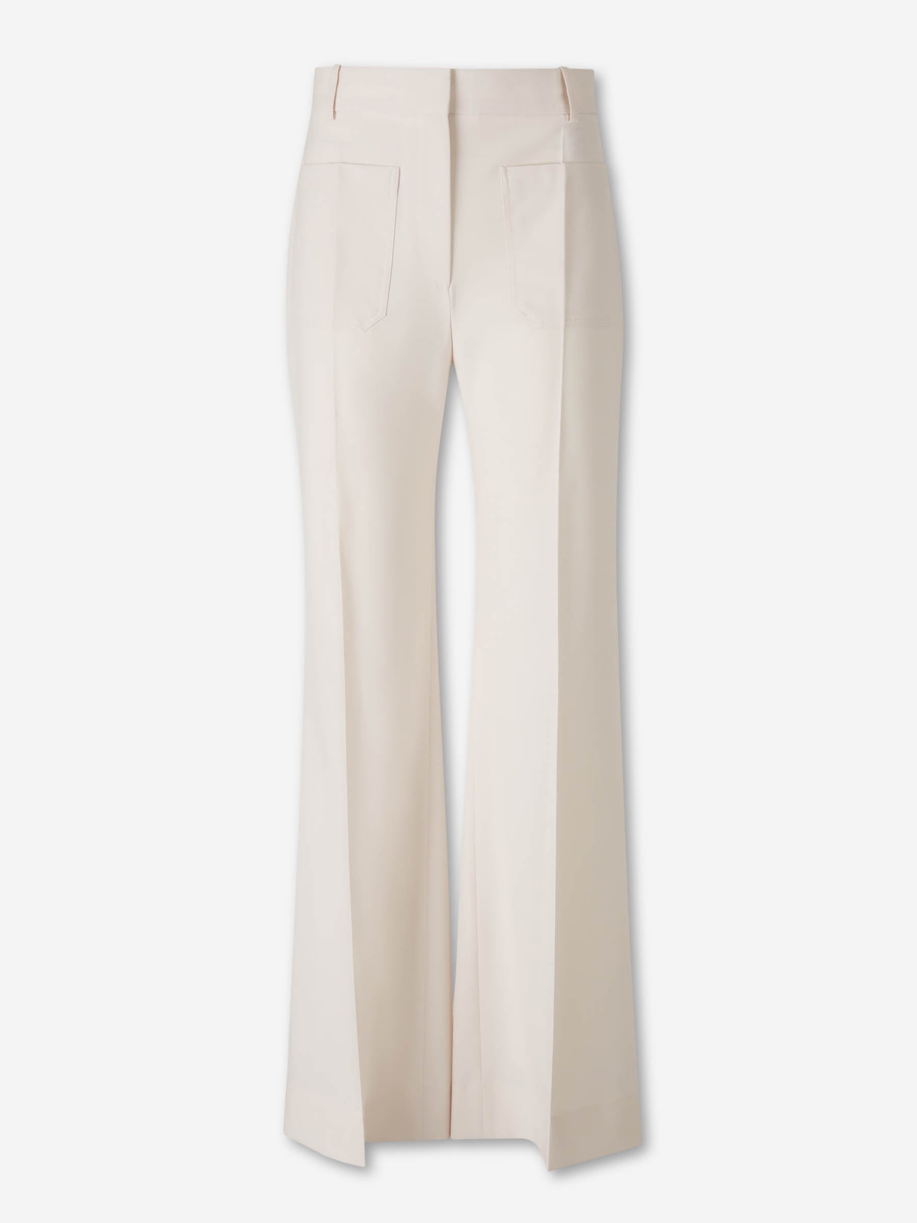 Victoria Beckham Mujer Barcelona Pantalones Anchos Rectos color Marfil sku 761-004015 01 - Foto 1