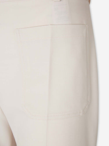 Victoria Beckham Mujer Barcelona Pantalones Anchos Rectos color Marfil sku 761-004015 01 - Foto 3