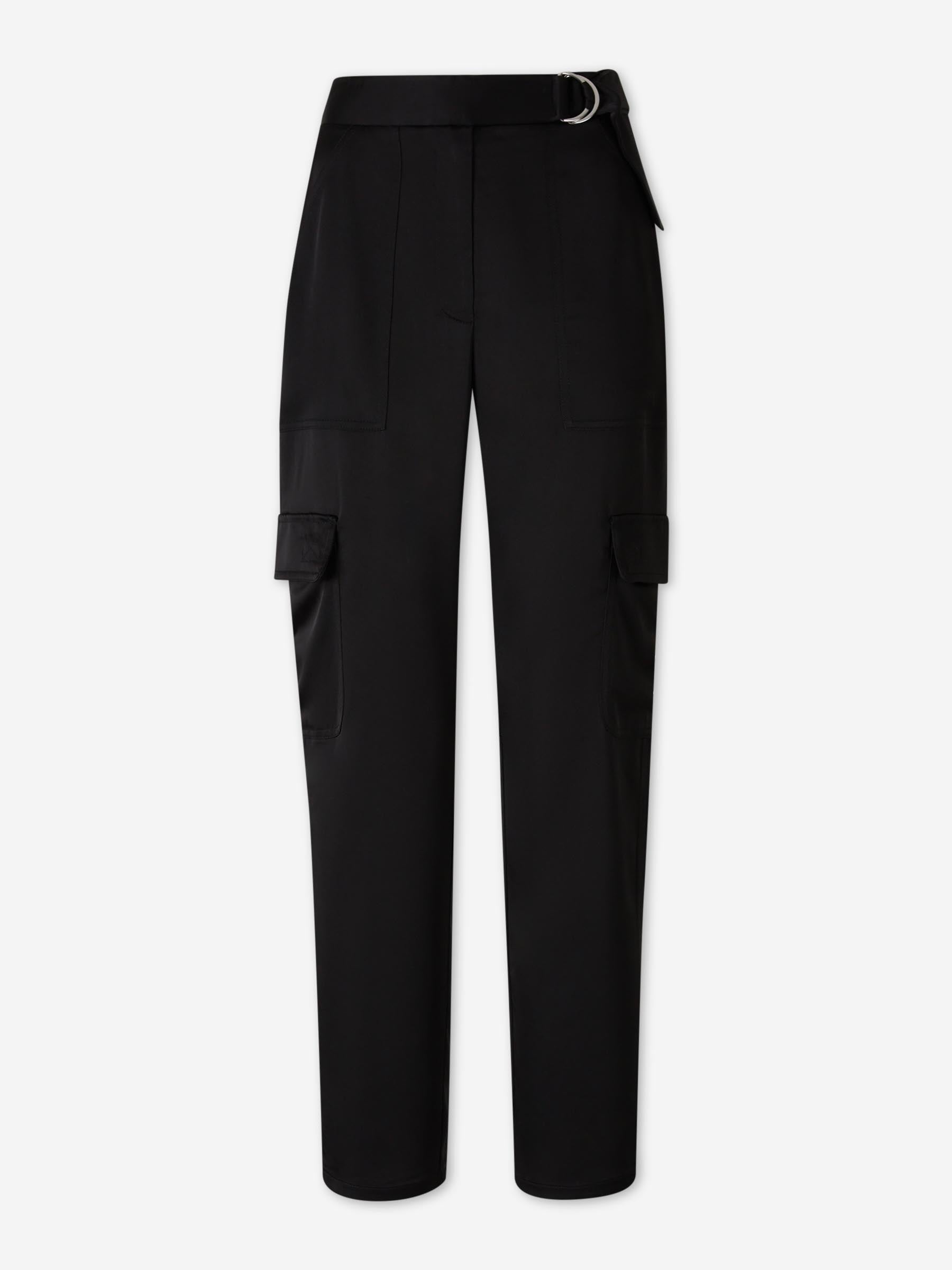 Simkhai Mujer Barcelona Pantalón Cargo Lino color Negro sku 761-004017 02 - Foto 1