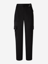 Simkhai Mujer Barcelona Pantalón Cargo Lino color Negro sku 761-004017 02 - Foto 1
