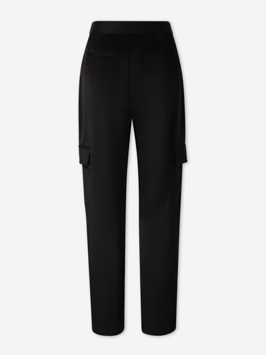 Simkhai Mujer Barcelona Pantalón Cargo Lino color Negro sku 761-004017 02 - Foto 3