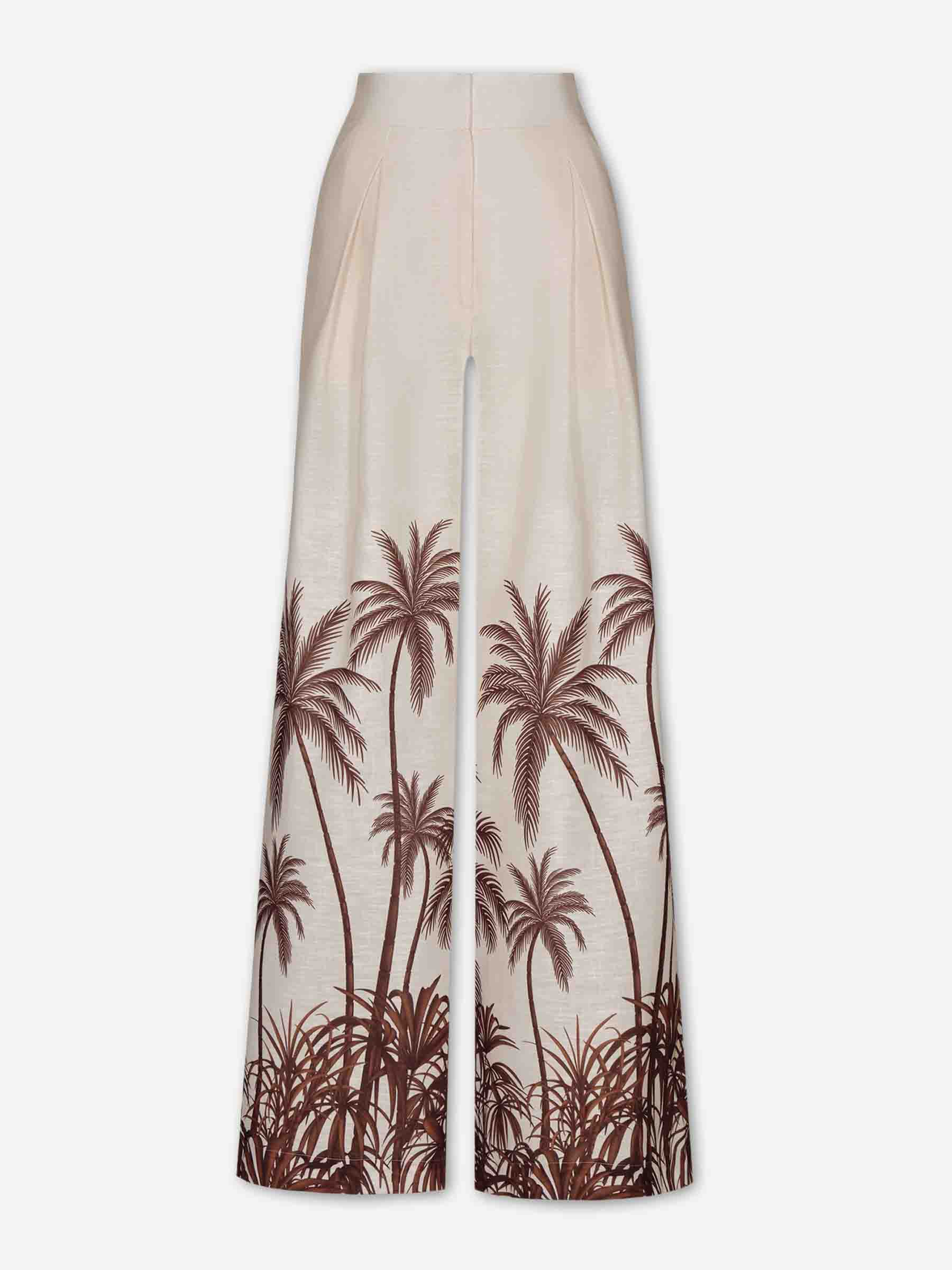 Andres Otalora Mujer Barcelona Pantalones Anchos Desperte color Beige sku 761-004019 01 - Foto 2