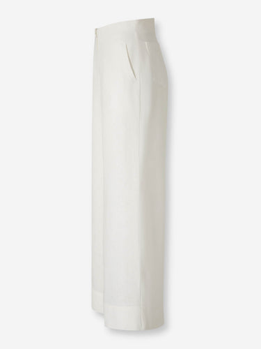 Andres Otalora Mujer Barcelona Pantalones Anchos El Sol color Marfil sku 761-004020 01 - Foto 2