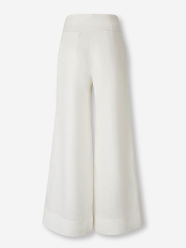 Andres Otalora Mujer Barcelona Pantalones Anchos El Sol color Marfil sku 761-004020 01 - Foto 3