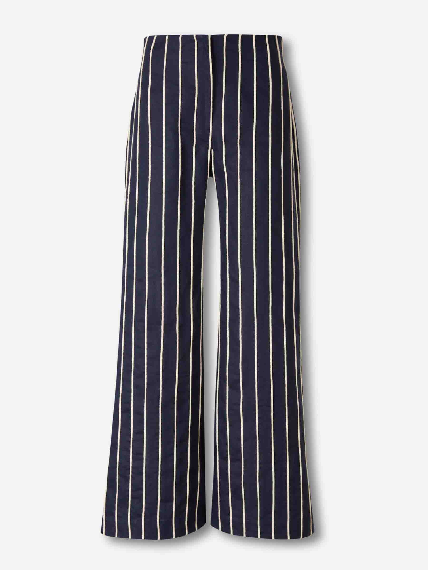 Andres Otalora Mujer Barcelona Pantalones Acampanados Tuyo color Azul Noche sku 761-004021 01 - Foto 1