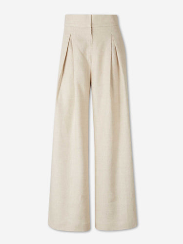 Andres Otalora Mujer Barcelona Pantalones Acampanados Desperte color Crema sku 761-004022 01 - Foto 1
