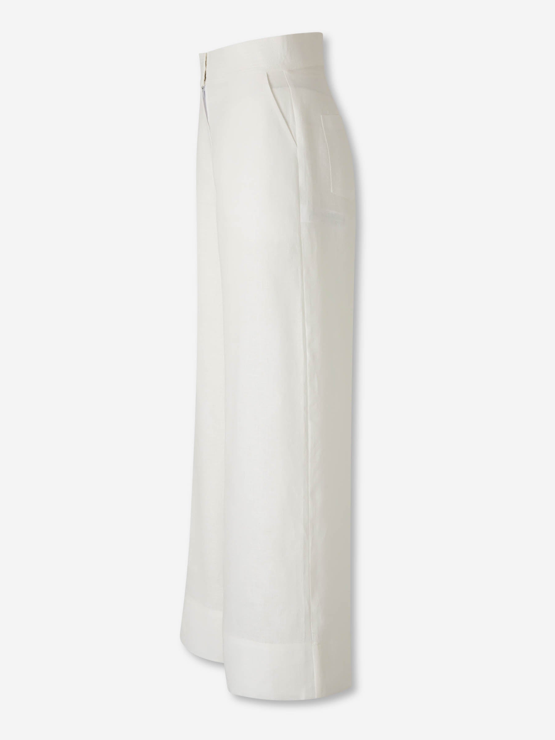 Andres Otalora Mujer Barcelona Pantalones Anchos Santos color Blanco sku 761-004024 01 - Foto 2