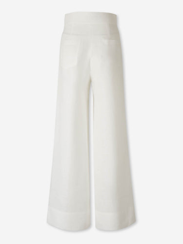 Andres Otalora Mujer Barcelona Pantalones Anchos Santos color Blanco sku 761-004024 01 - Foto 3