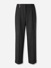Peserico Mujer Barcelona Pantalones Vestir Lana color Gris Antracita sku 761-004025 01 - Foto 1
