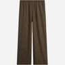 TOTEME Mujer Barcelona Pantalones Anchos Monograma color Marrón Oscuro sku 761-004027 01 - Foto 1