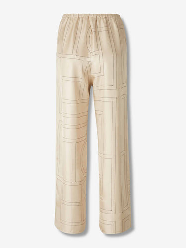 TOTEME Mujer Barcelona Pantalones Vestir Anchos color Marfil sku 761-004028 02 - Foto 3