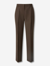 TOTEME Mujer Barcelona Pantalones Anchos Plisados color Marrón Oscuro sku 761-004029 01 - Foto 1