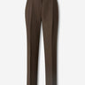 TOTEME Mujer Barcelona Pantalones Anchos Plisados color Marrón Oscuro sku 761-004029 01 - Foto 1