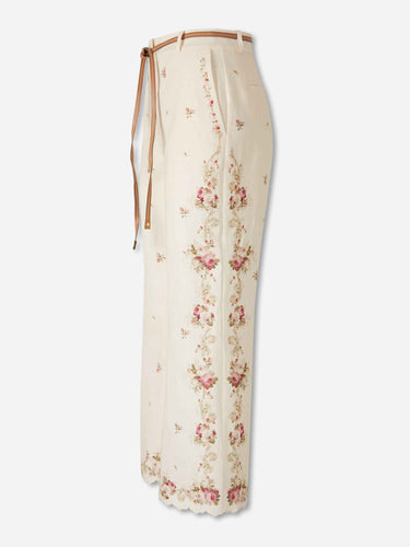 Zimmermann Mujer Barcelona Pantalones Flared Floral color Crema sku 761-004032 01 - Foto 2