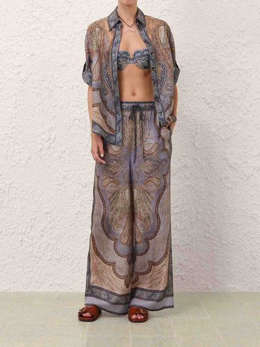 Zimmermann Mujer Barcelona Pantalones Anchos Wanderlust color Multicolor sku 761-004033 01 - Foto 2