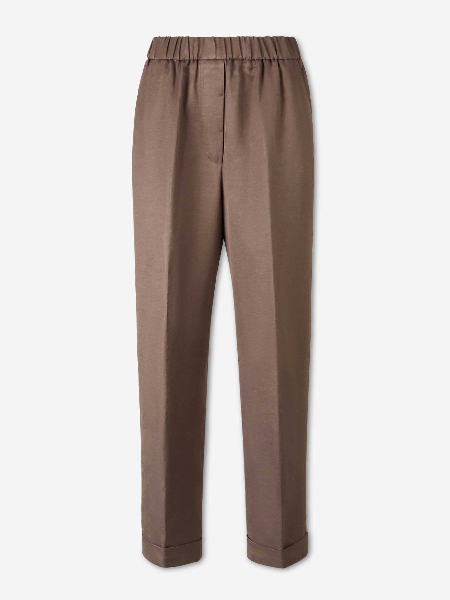Peserico Mujer Barcelona Pantalones Chinos Rectos color Marrón sku 761-004037 01 - Foto 1