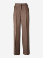 Peserico Mujer Barcelona Pantalones Anchos Rectos color Marrón Oscuro sku 761-004038 01 - Foto 1