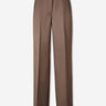 Peserico Mujer Barcelona Pantalones Anchos Rectos color Marrón Oscuro sku 761-004038 01 - Foto 1