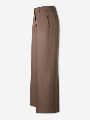Peserico Mujer Barcelona Pantalones Anchos Rectos color Marrón Oscuro sku 761-004038 01 - Foto 2