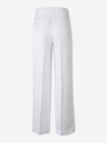 Peserico Mujer Barcelona Pantalones Anchos Lino color Blanco sku 761-004038 02 - Foto 3