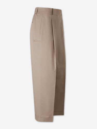 Peserico Mujer Barcelona Pantalones Rectos Anchos color Taupe sku 761-004039 01 - Foto 2