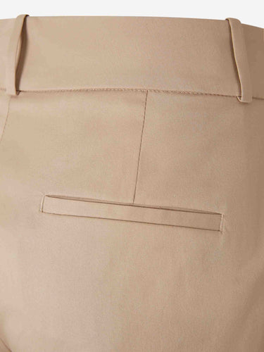 Peserico Mujer Barcelona Pantalones Rectos Gabardina color Camel sku 761-004040 01 - Foto 4