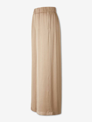 Peserico Mujer Barcelona Pantalones Anchos Satinados color Dorado sku 761-004041 01 - Foto 3