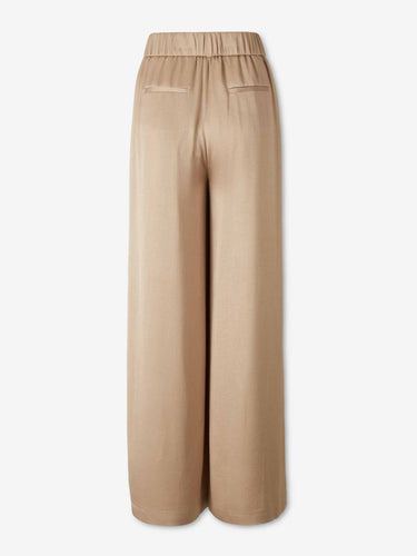 Peserico Mujer Barcelona Pantalones Anchos Satinados color Dorado sku 761-004041 01 - Foto 4