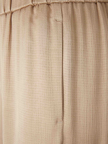 Peserico Mujer Barcelona Pantalones Anchos Satinados color Dorado sku 761-004041 01 - Foto 5