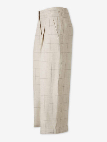 Peserico Mujer Barcelona Pantalones Anchos Rectos color Crema sku 761-004042 00 - Foto 2