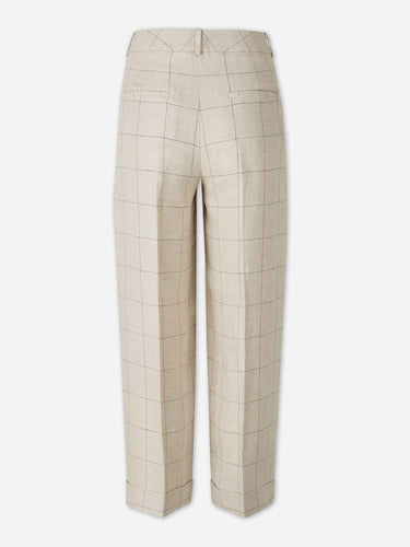 Peserico Mujer Barcelona Pantalones Anchos Rectos color Crema sku 761-004042 00 - Foto 3