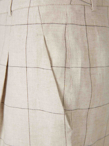 Peserico Mujer Barcelona Pantalones Anchos Rectos color Crema sku 761-004042 00 - Foto 5