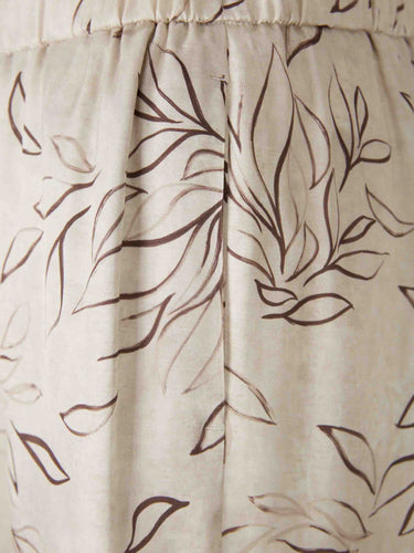 Peserico Mujer Barcelona Pantalones Anchos Estampados color Crema sku 761-004043 01 - Foto 5