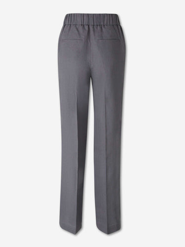 Peserico Mujer Barcelona Pantalones Vestir Lino color Gris sku 761-004046 01 - Foto 2