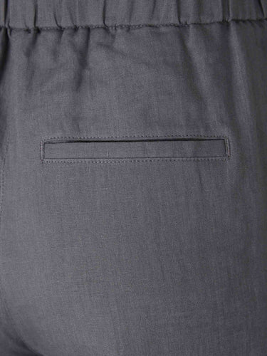 Peserico Mujer Barcelona Pantalones Vestir Lino color Gris sku 761-004046 01 - Foto 4