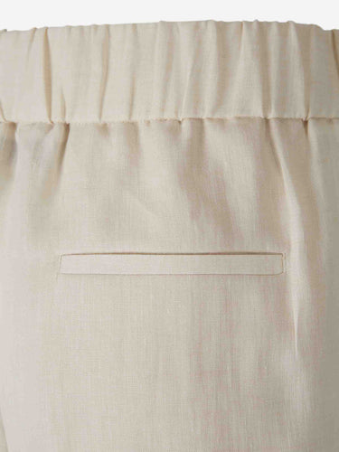Peserico Mujer Barcelona Pantalones Casual Lino color Beige sku 761-004047 01 - Foto 5