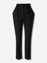 Balmain Mujer Barcelona Pantalones Lana Vestir color Negro sku 761-004051 01 - Foto 1