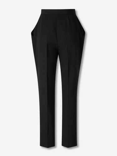 Balmain Mujer Barcelona Pantalones Lana Vestir color Negro sku 761-004051 01 - Foto 3