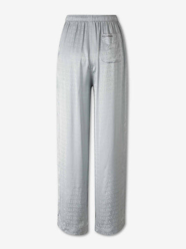 Balenciaga Mujer Barcelona Pantalones Anchos Monograma color Gris sku 761-004053 01 - Foto 3