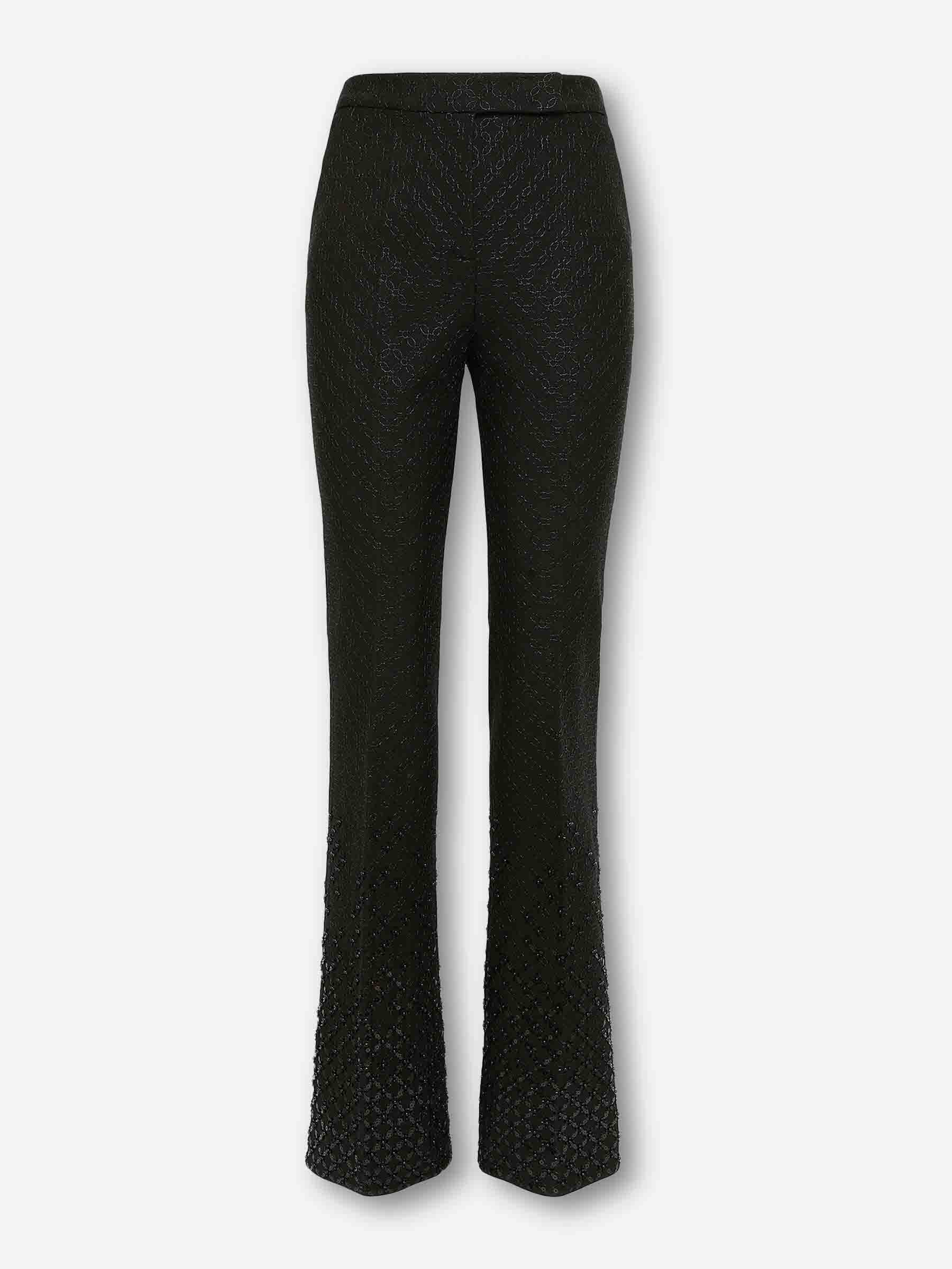 Dorothee Schumacher Mujer Barcelona Pantalones Flared Sequin color Negro sku 761-004055 01 - Foto 1