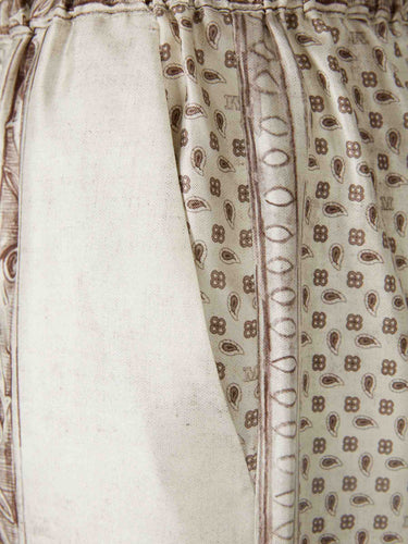 Max Mara Mujer Barcelona Pantalón Seda Estampada color Crema sku 761-004060 01 - Foto 4