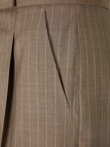 Max Mara Mujer Barcelona Pantalones Raya Diplomática color Camel sku 761-004062 01 - Foto 4
