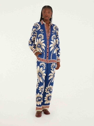 Farm Rio Mujer Barcelona Pantalones Anchos Estampados color Multicolor sku 761-004064 01 - Foto 1