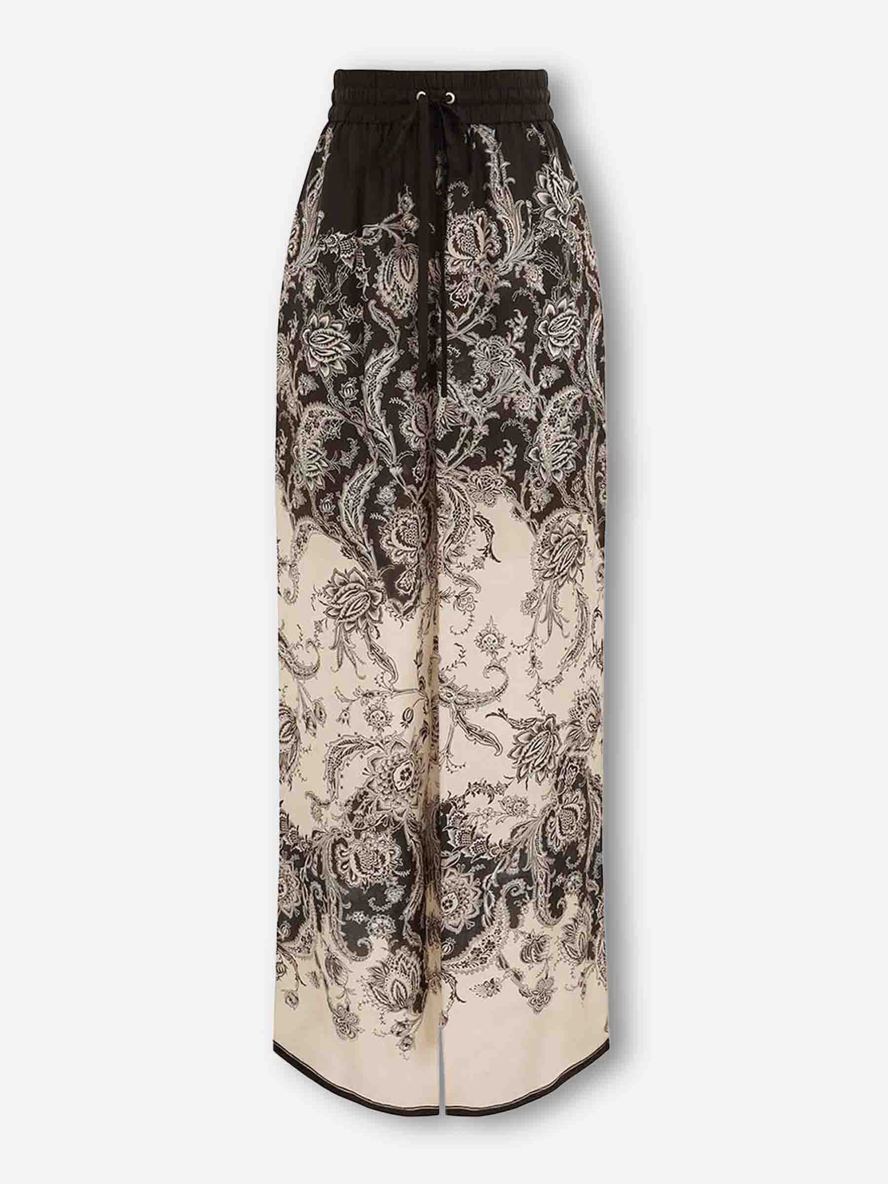Zimmermann Mujer Barcelona Pantalones Anchos Rhiannon color Blanco Y Negro sku 761-004066 01 - Foto 1