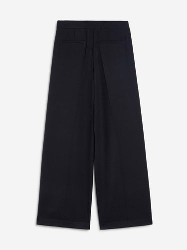 Jil Sander Mujer Barcelona Pantalones Anchos Gabardina color Azul Noche sku 761-004067 01 - Foto 3