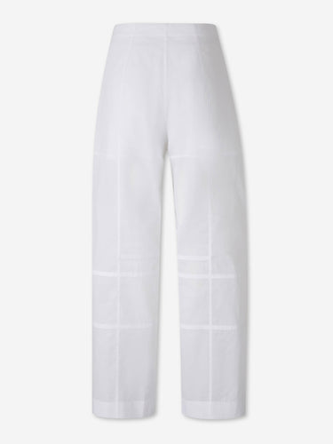 Jil Sander Mujer Barcelona Pantalones Anchos Organza color Blanco sku 761-004068 01 - Foto 3