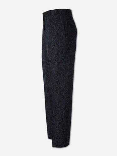 Dries Van Noten Mujer Barcelona Pantalones Rectos Floral color Azul Noche sku 761-004081 01 - Foto 2