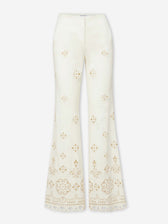 Veronica Beard Mujer Barcelona Pantalones Komi color Marfil sku 761-004089 01 - Foto 1